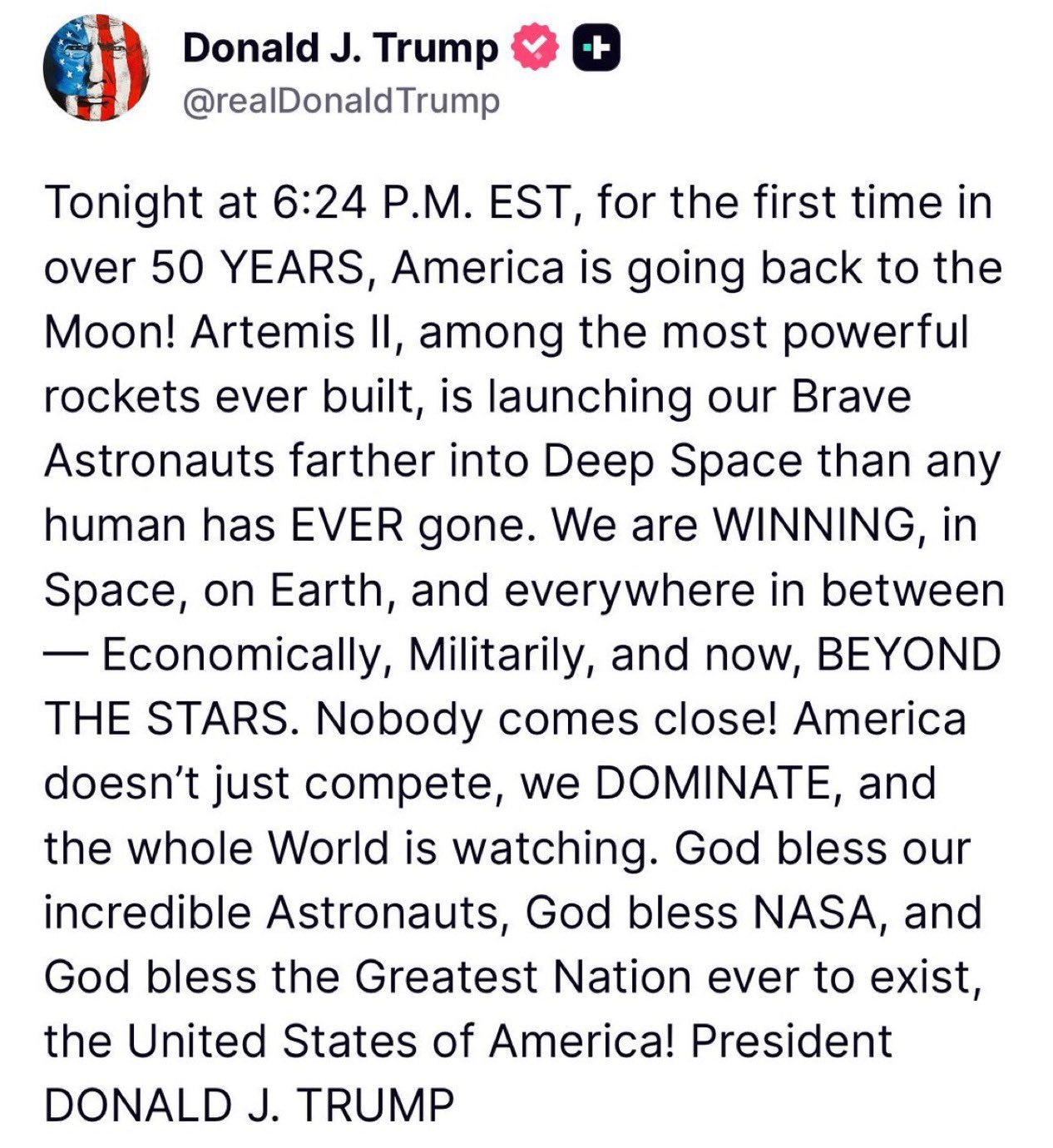 🚨 WOW: Trump Announces Renewed U.S. Moon Mission After 50 Years 🌕🚀